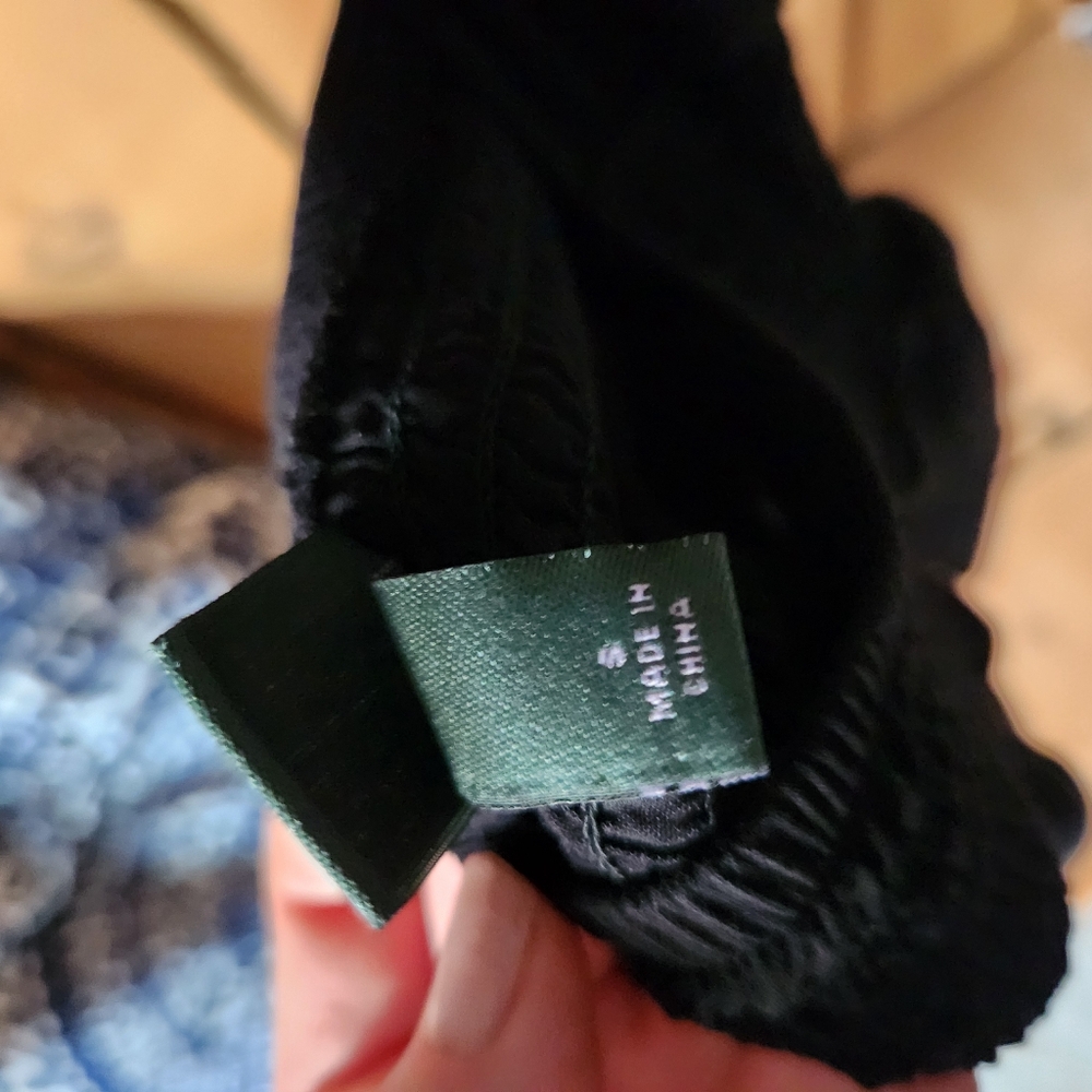 Black mini Wild Fable dress with open back and tie design - Picture 5 of 10